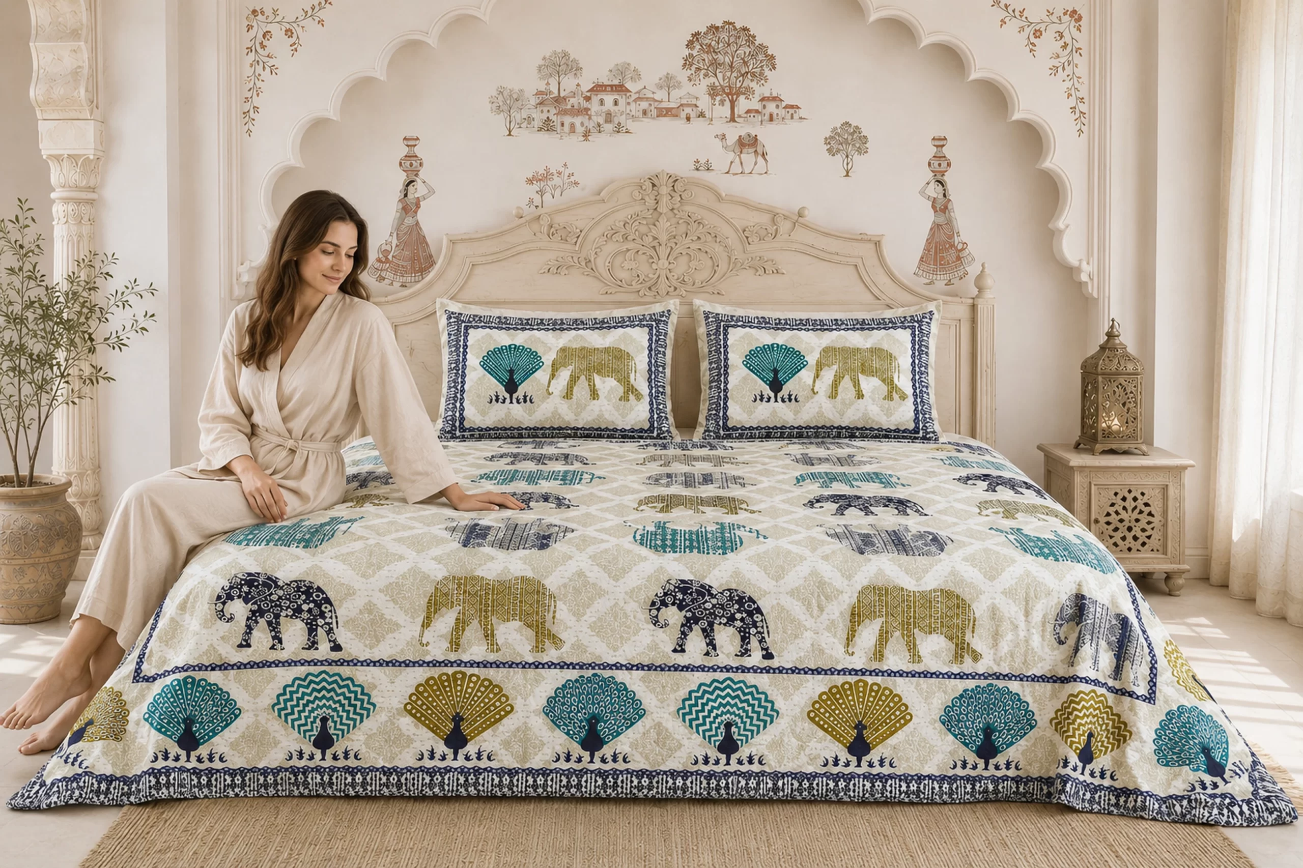 King Size Bedsheet (90 × 108 Inches) 15