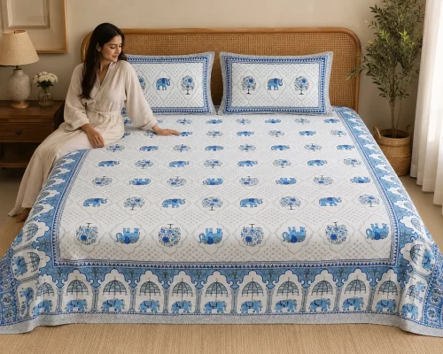 King Size Bedsheet (90 × 108 Inches) 13