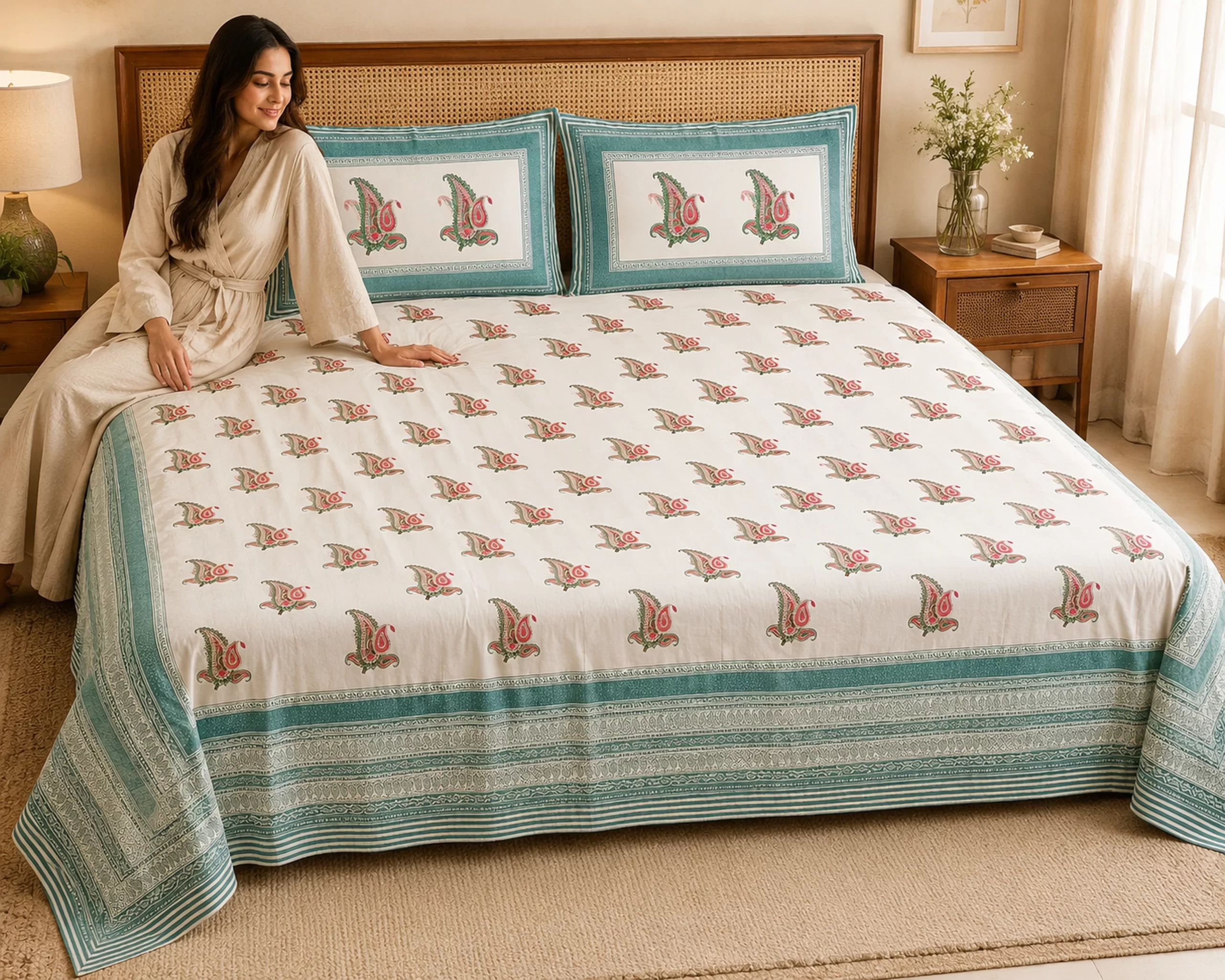 King Size Bedsheet (90 × 108 Inches) 5