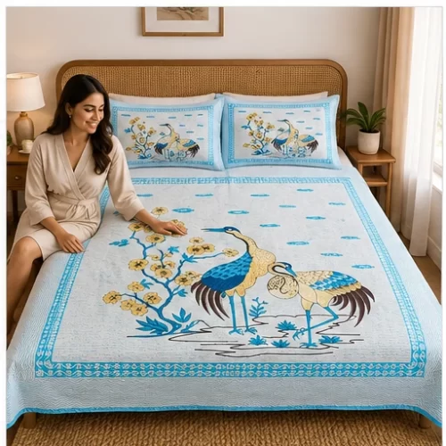 Sky Blue & White